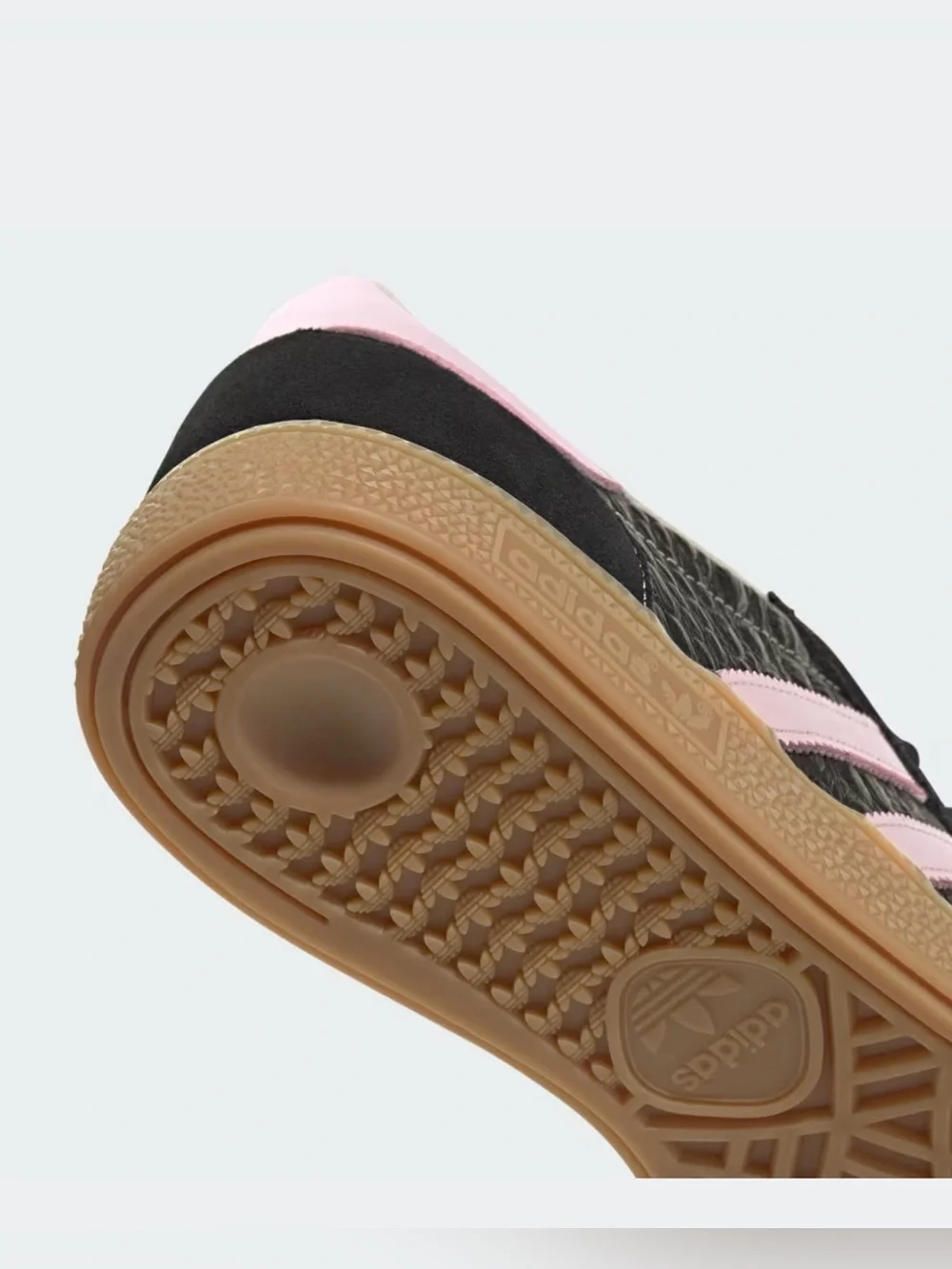 NWT Adidas Handball Spezial KH9051 Black Pink Gum Suede Sneakers M 8 / W 9